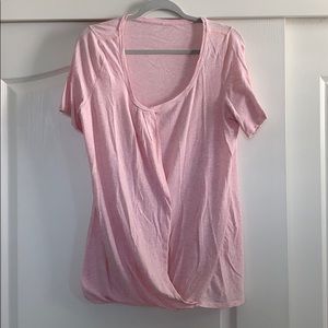Lululemon Pink Wrap T-Shirt